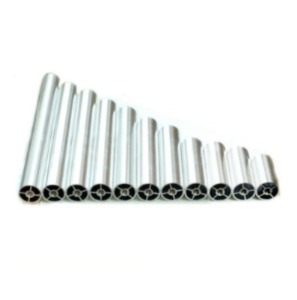 콤비락파이프-알미늄볼트25POS-250525Ø 알미늄기둥 8텝 볼트조립식 ▶유리진열장/피규어진열장/피규어진열대/콤비락진열대/휠진열대/화분대/다용도선반/조립식선반